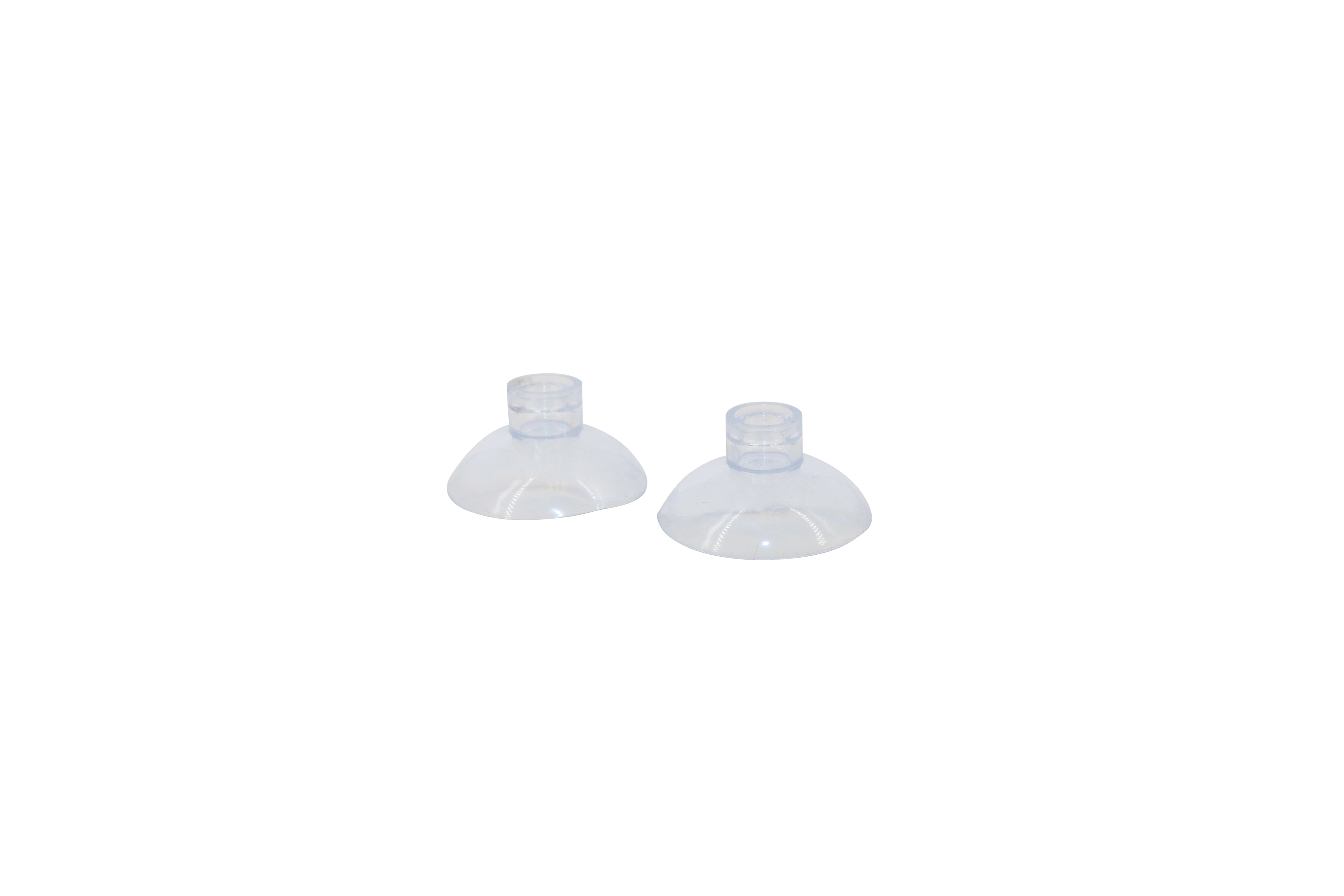 Transparent suction cups in double pack nipple mounting