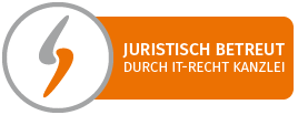 Legal support by IT-Recht office