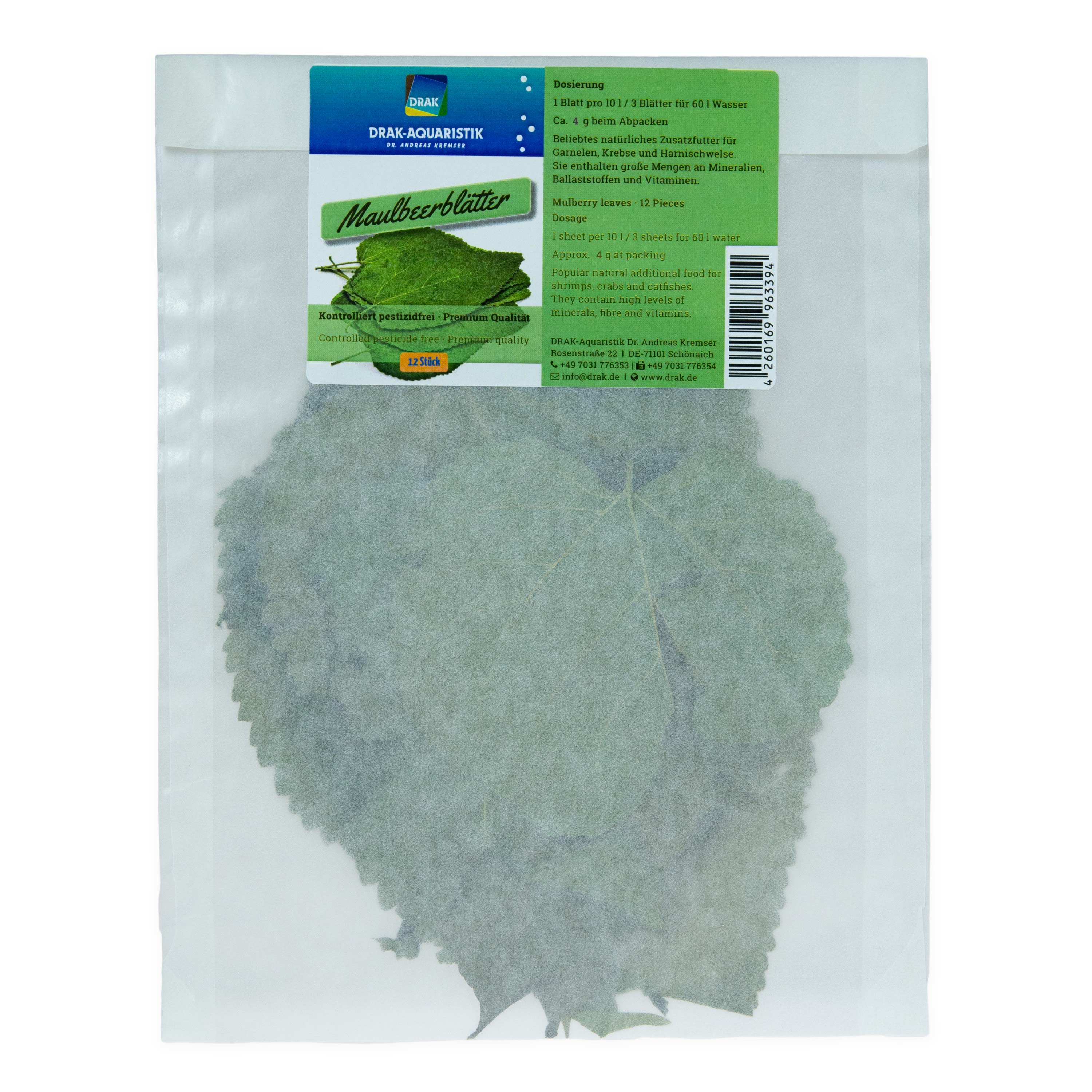 12 mulberry leaves DRAK pack