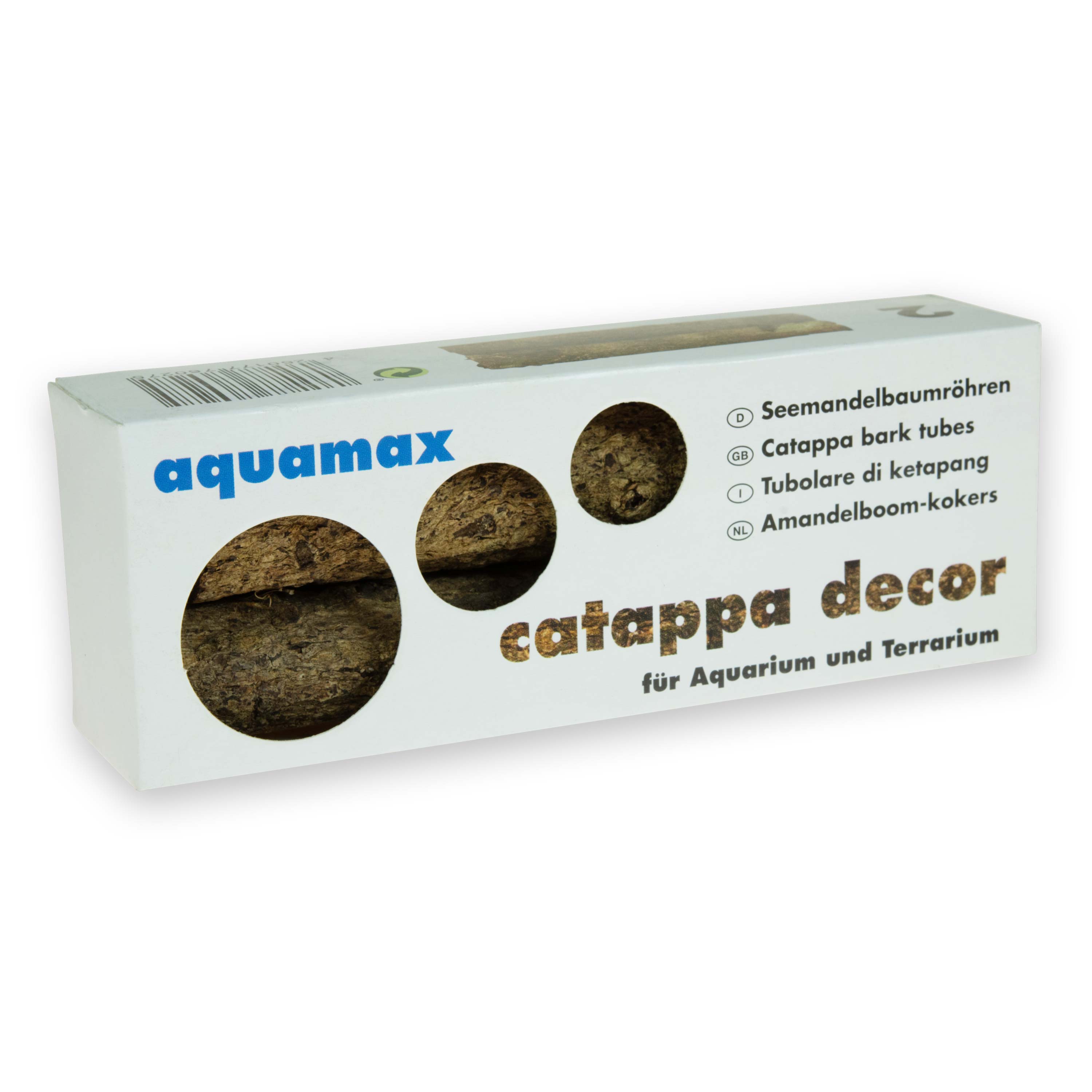 Catappa bark tubes Packaging