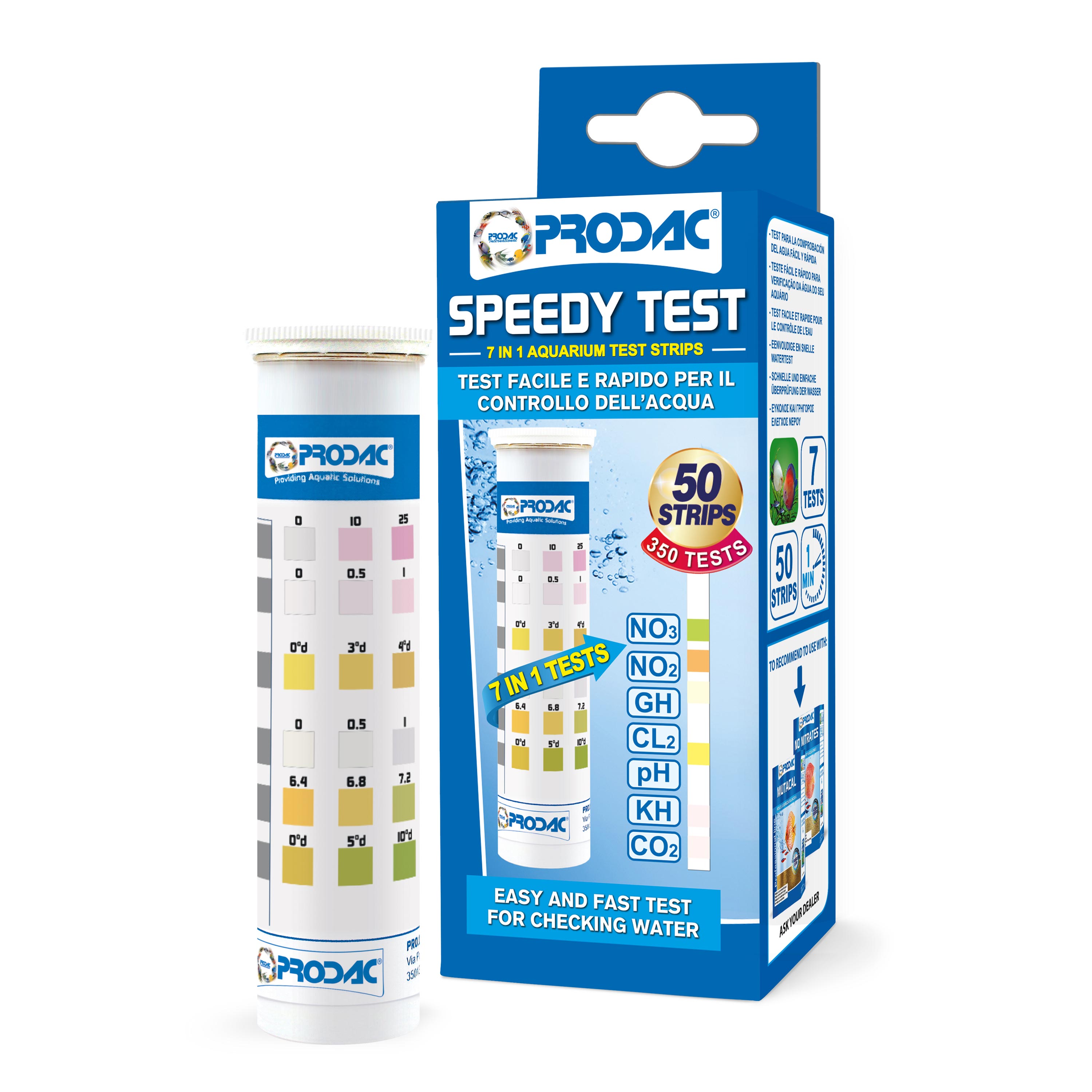 PRODAC Speedy Test 7 in 1 - 50 Test strips