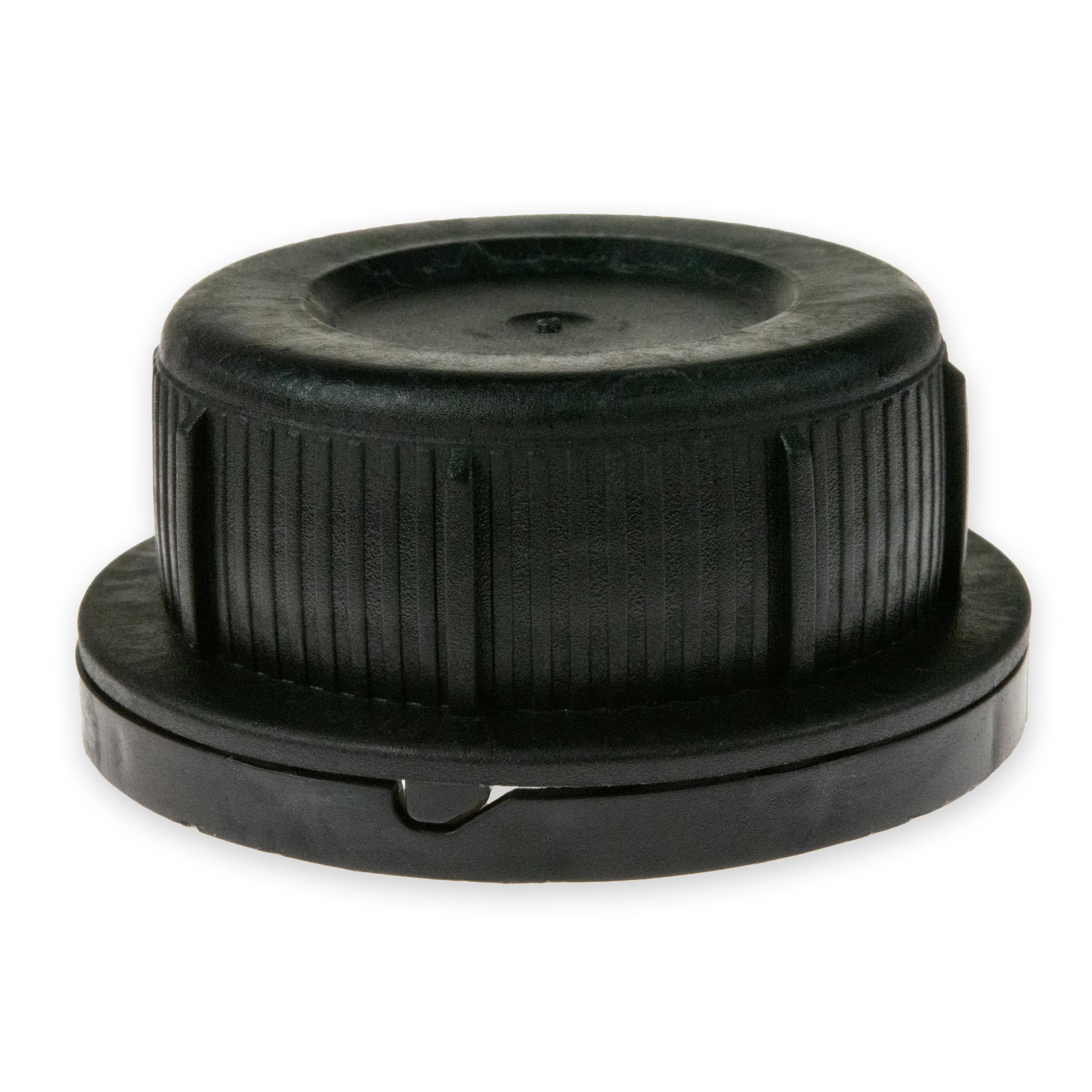 UN-Closures 45 of HDPE for canisters black